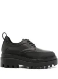 Calvin Klein Jeans flatform leather derby shoes - Black