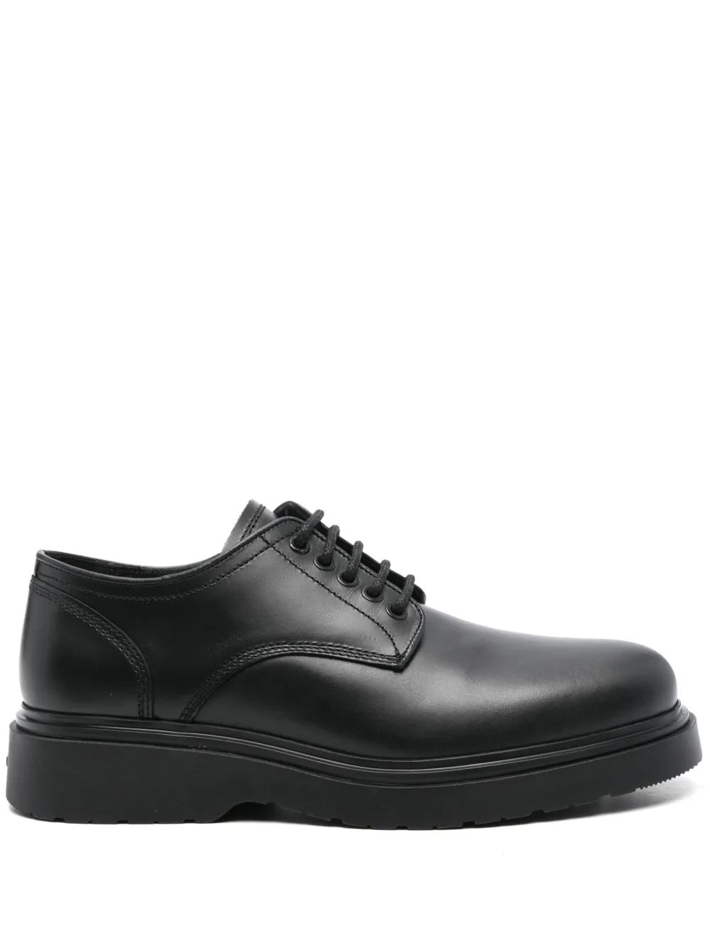 Calvin Klein leather derby shoes – Black