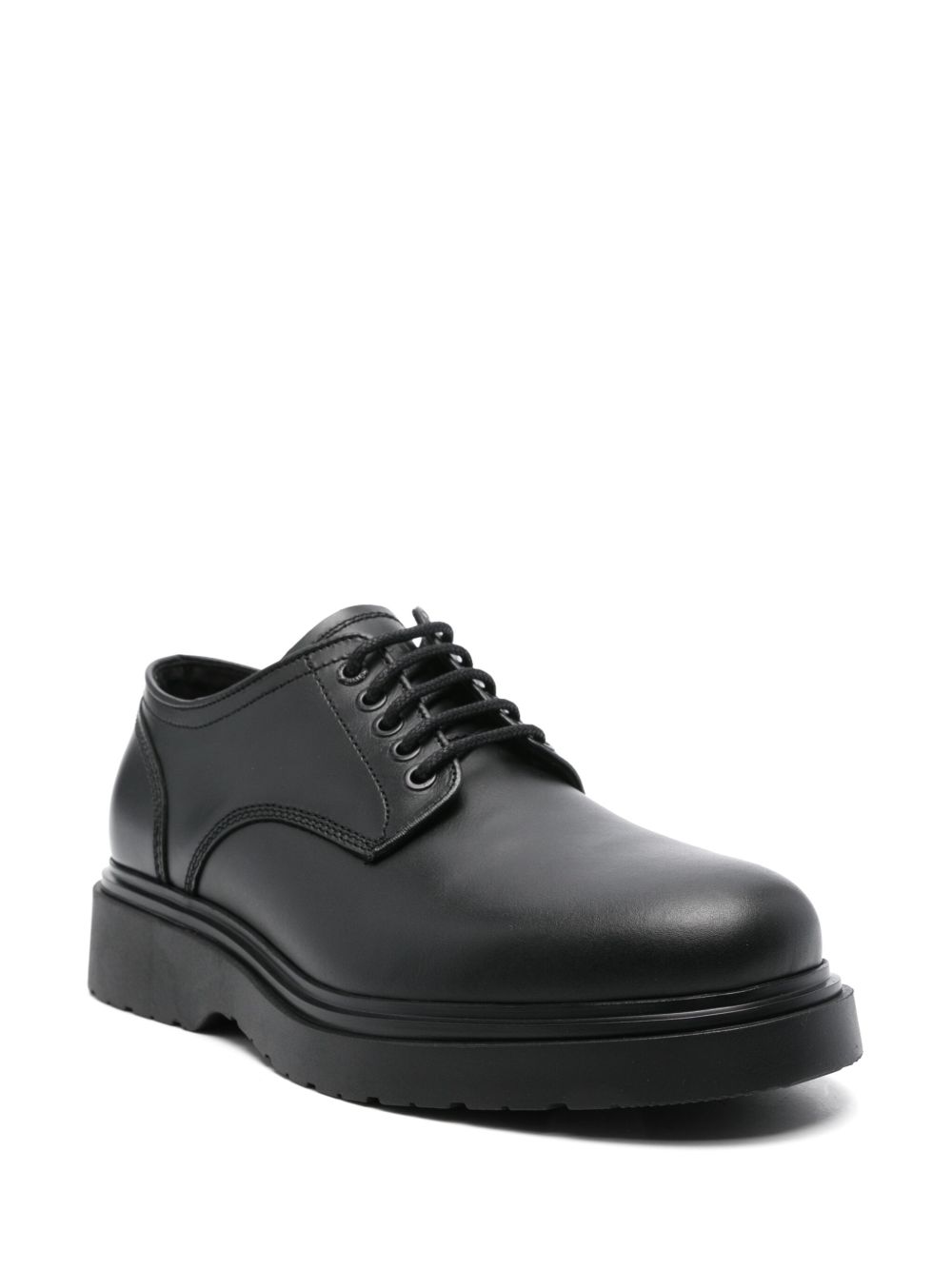 Calvin Klein Leren derby schoenen - Zwart