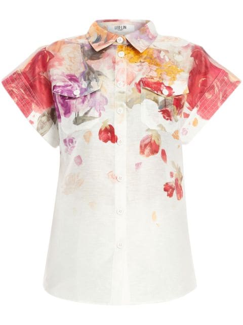 Leo Lin Catarina floral blouse