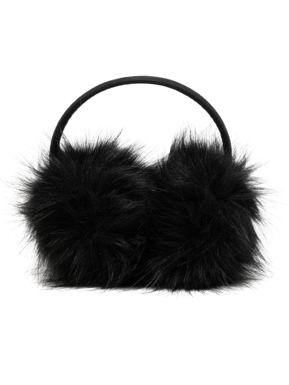 faux-fur earmuffs