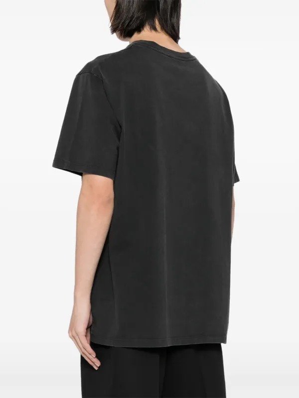 Balmain Camiseta Com Bordado Vintage Balmain | Cinza | FARFETCH BR