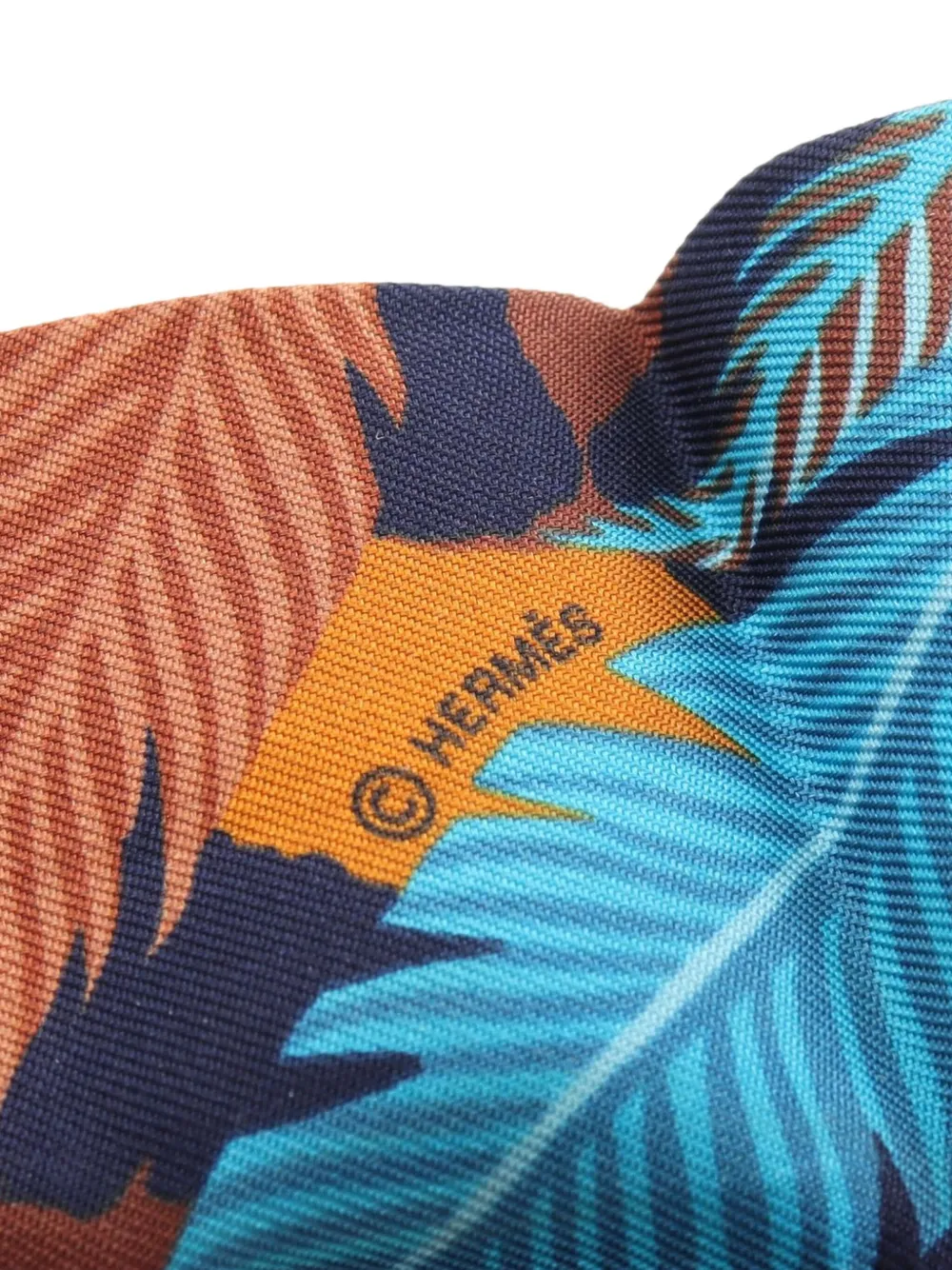 Hermès Pre-Owned 2000s zijden sjaal - Blauw
