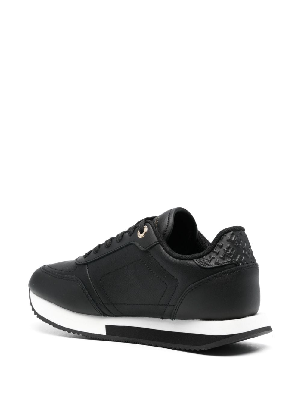 Shop Tommy Hilfiger Essential Sneakers In Black