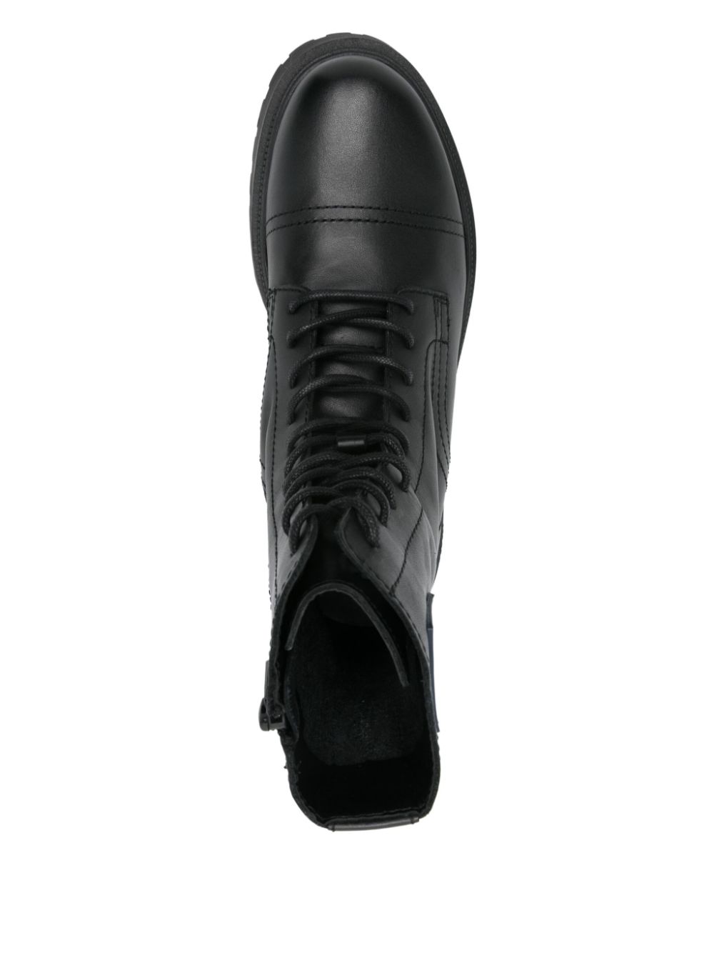 Tommy Jeans leather boots Black