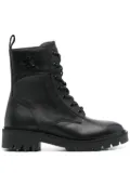 Calvin Klein Jeans leather boots - Black