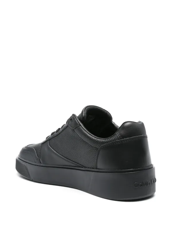 Calvin Klein Leather Sneakers Black FARFETCH JO