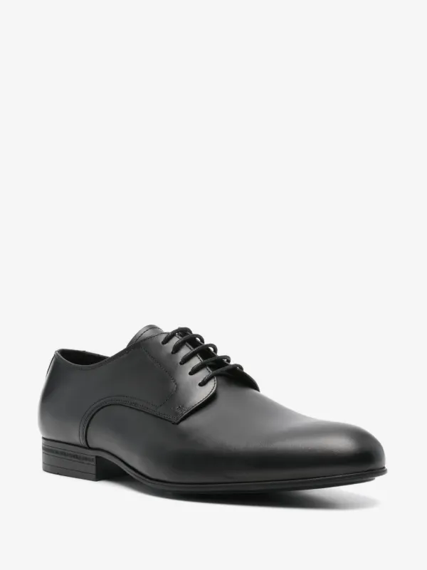 Calvin Klein lace-up Leather Derby Shoes | Black | FARFETCH display picture 1