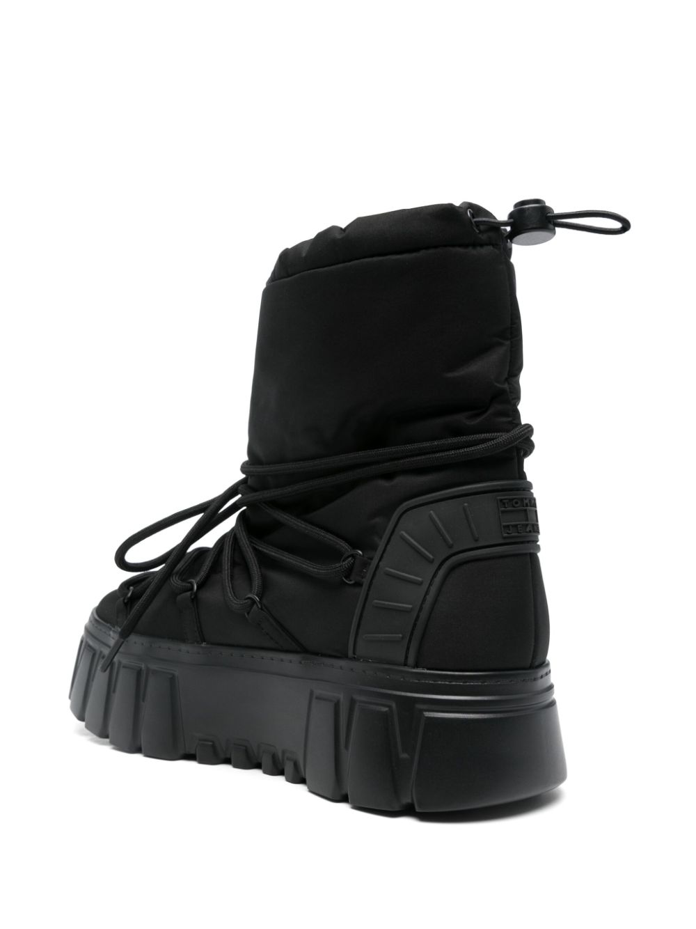 Tommy Jeans logo-patch snow boots Zwart