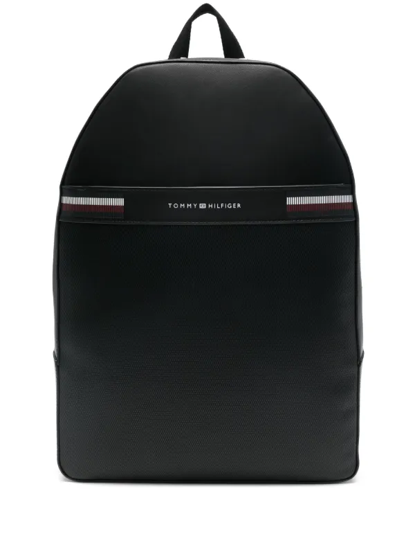 Tommy Hilfiger Mochila Con Sello Del Logo Negro FARFETCH CL