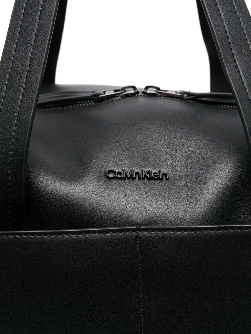 Shop Calvin Klein Clean Essential Weekender Holdall In Black