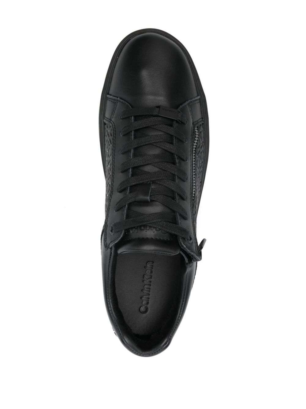 Calvin Klein logo-debossed sneakers Black