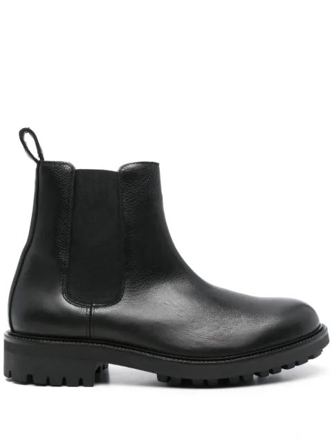 Calvin Klein Bota chelsea de couro