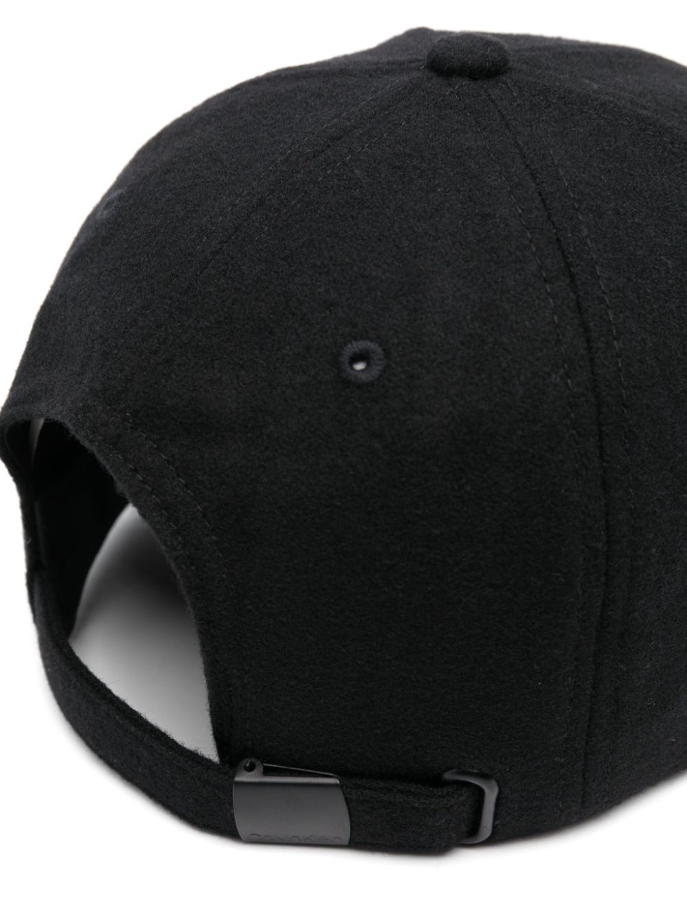 Calvin Klein logo-patch cap - Zwart