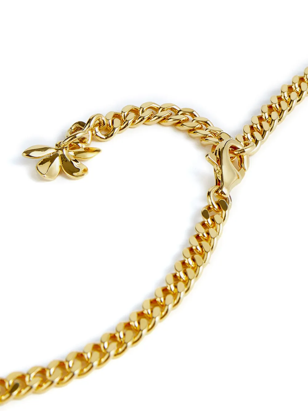  Shanghai Tang Ginger Flower Chain Necklace - Gold 