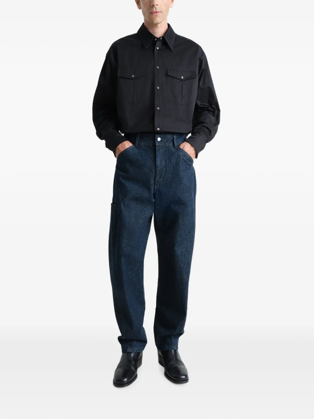 LEMAIRE Jeans met toelopende pijpen Blauw