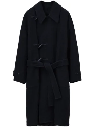 LEMAILE 23aw ダッフルコート LEMAIRE ベルテッド ダッフルコート | ブラック | FARFETCH JP