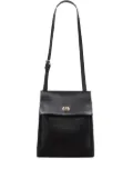 LEMAIRE Seed leather shoulder bag - Black
