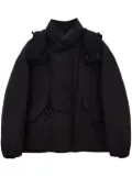 LEMAIRE hooded puffer jacket - Brown