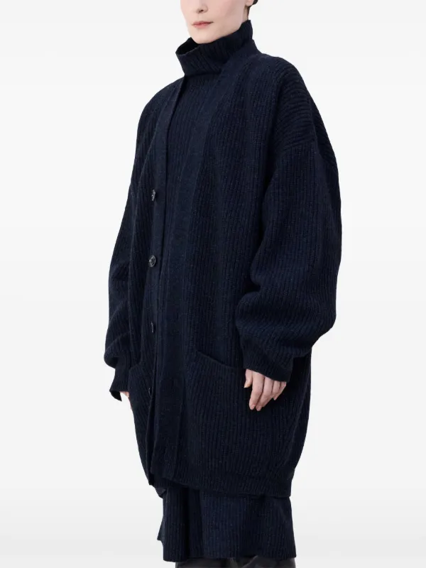 LEMAIRE リブ カーディガン | ブルー | FARFETCH JP LEMAIRE リブ カーディガン | ブルー | FARFETCH JP