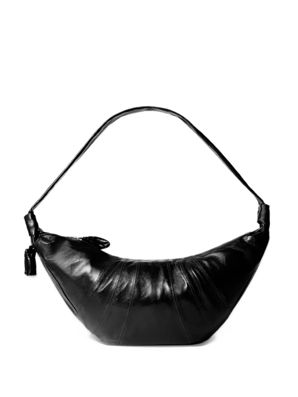 LEMAIRE Borsa a spalla Croissant grande - Nero