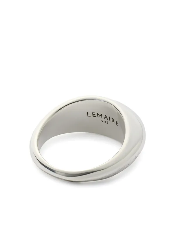 LEMAIRE Chunky Drop Ring | Silver | FARFETCH AO