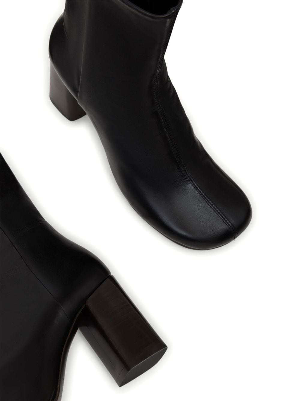 Shop Lemaire 80mm Anatomic Boots In Schwarz