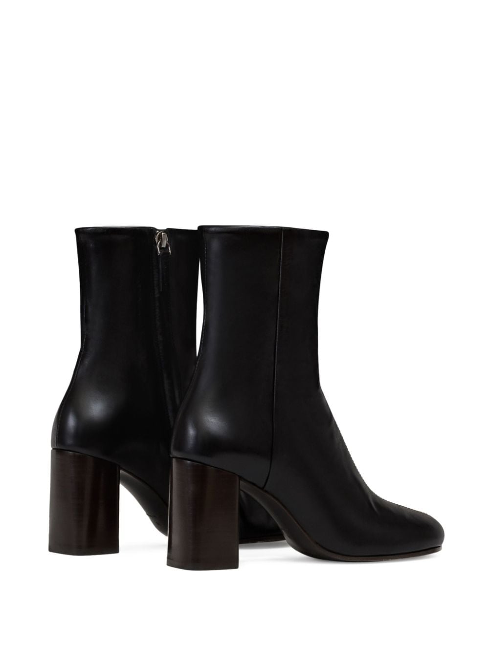 Shop Lemaire 80mm Anatomic Boots In Schwarz