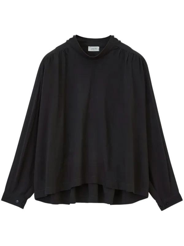 Lemaire Housse Long-sleeved Top in Brown