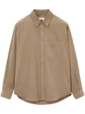 LEMAIRE relaxed long-sleeve shirt - Brown