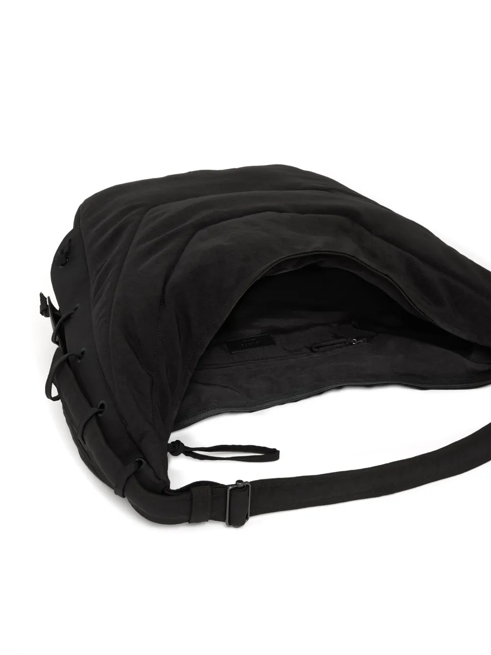 LEMAIRE Grote Soft Game schoudertas Zwart