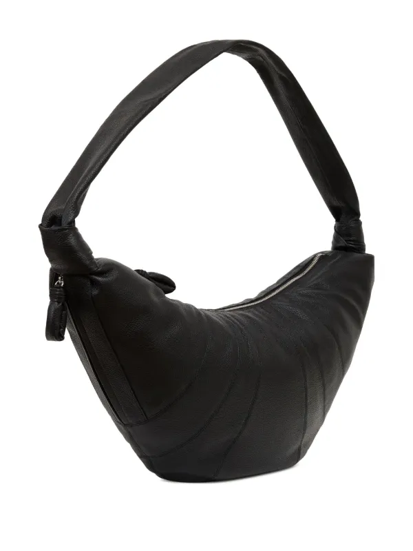 大人気 LEMAIRE ブラック ショルダーバッグ LEMAIRE レザー ショルダーバッグ | ブラック | FARFETCH JP