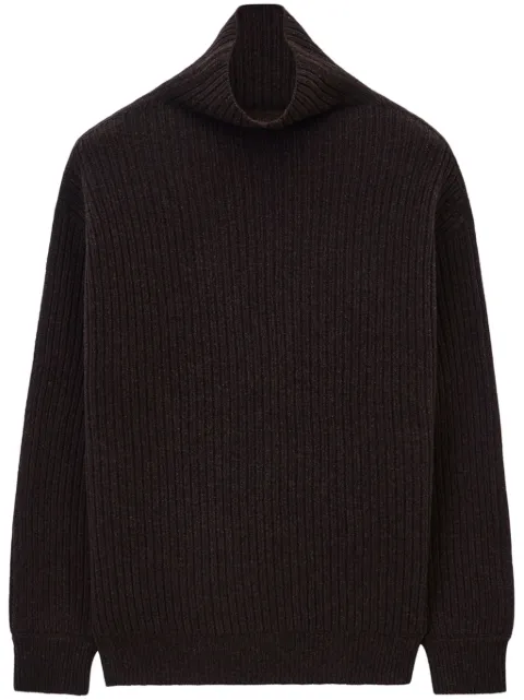 LEMAIRE roll-neck felted jumper