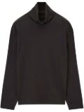 LEMAIRE high-neck sweater - Brown