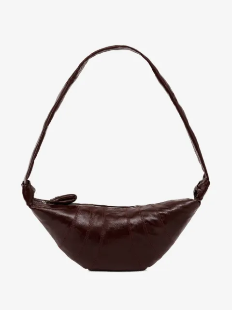 LEMAIRE medium Croissant bag in coated cotton