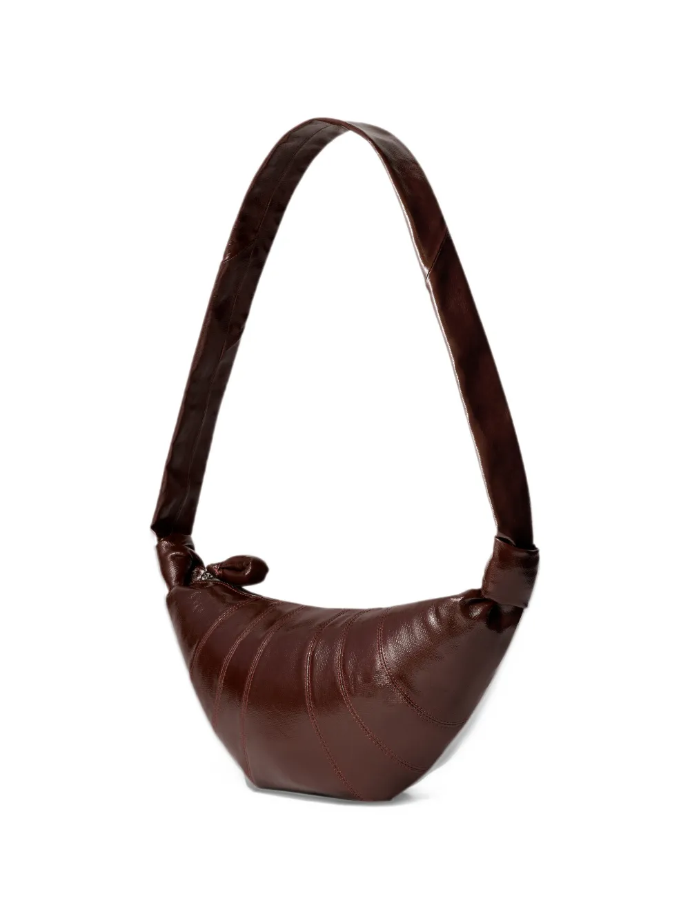 LEMAIRE Medium Croissant katoenen tas Bruin