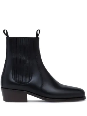 LEMAIRE New Western ルメール　チェルシーブーツ ブラック 今春はルメールのブーツにブルーデニムを合わせる。服のプロは