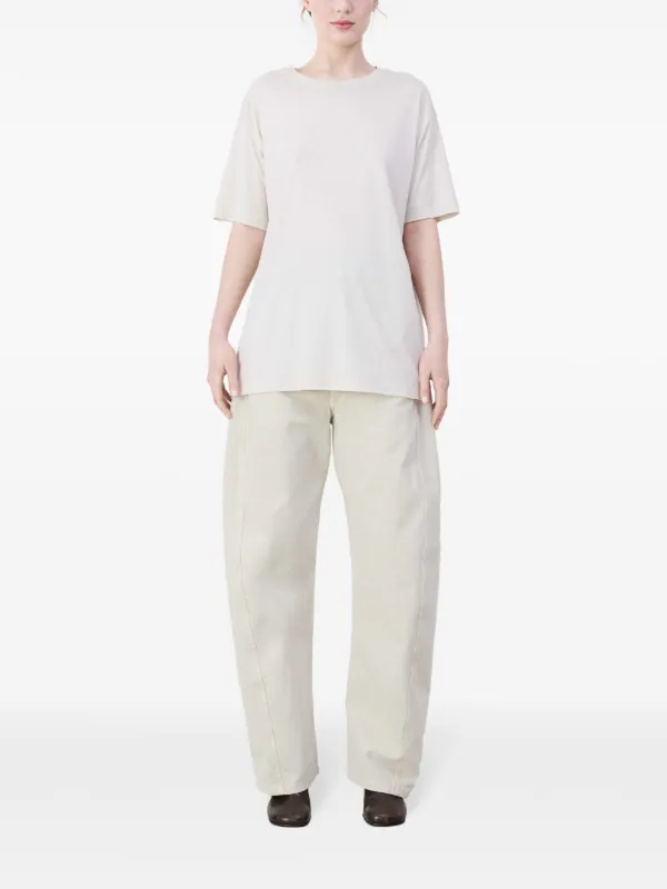 【関税込み】LEMAIRE グレー リブTシャツ Lemaire Rib T Shirt, Blue Grey – Kick Pleat