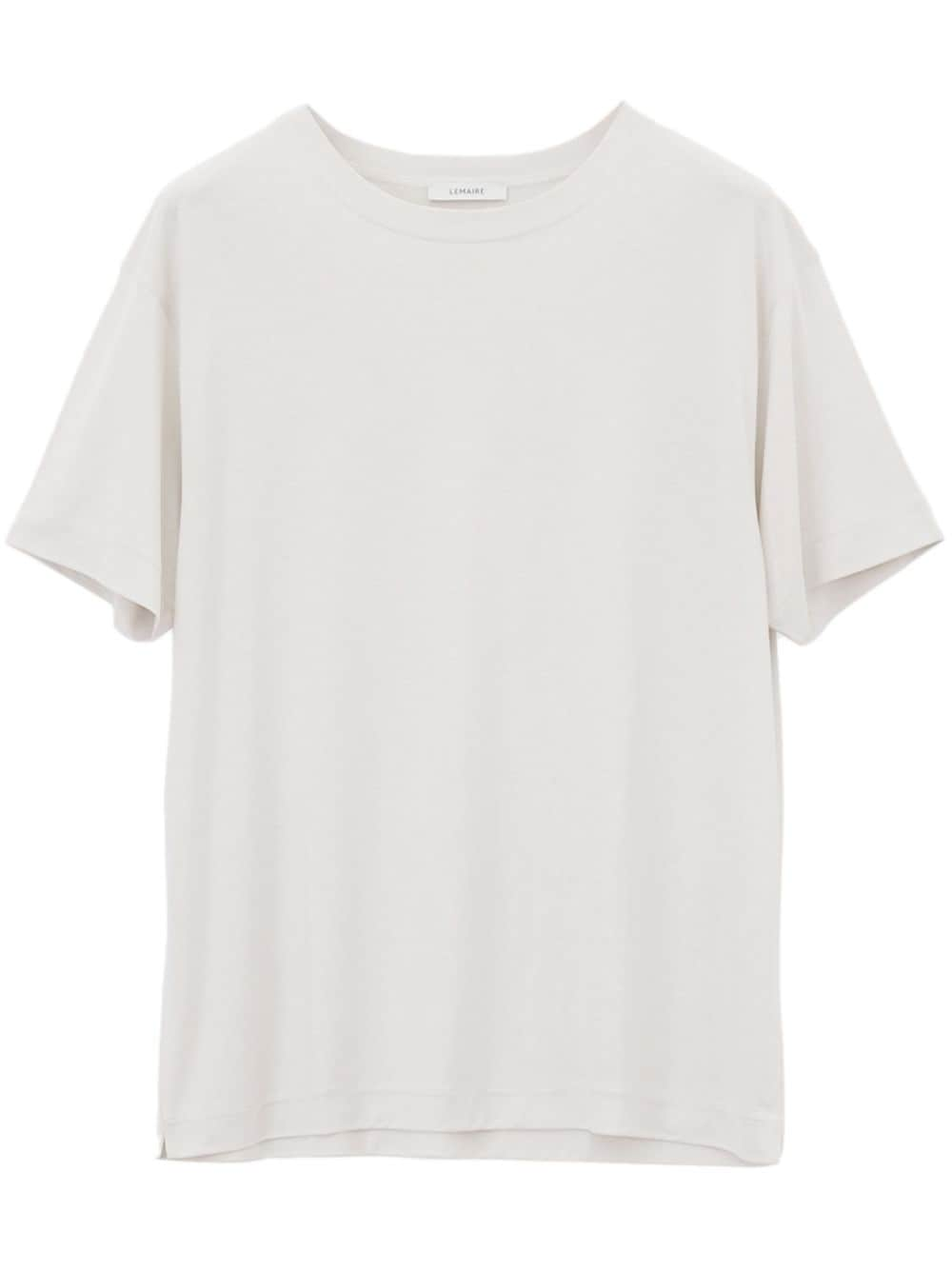 Shop Lemaire Short-sleeve T-shirt In Neutrals