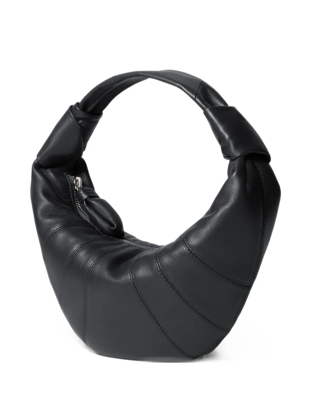 LEMAIRE Fortune Croissant kleine shopper Zwart