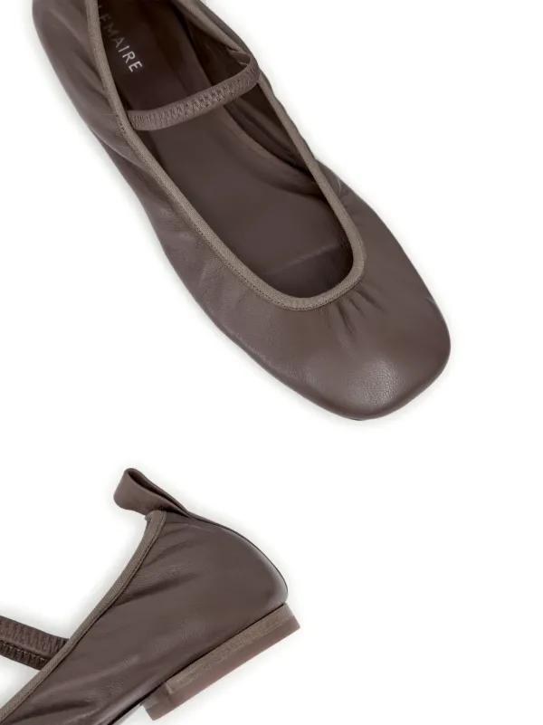 【LEMAIRE】レザー バレエ フラット LEMAIRE（ルメール）FLAT PIPED SLIPPERS ラムレザーフラット