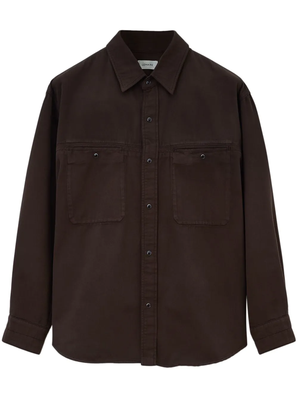 LEMAIRE Denim overhemd Bruin