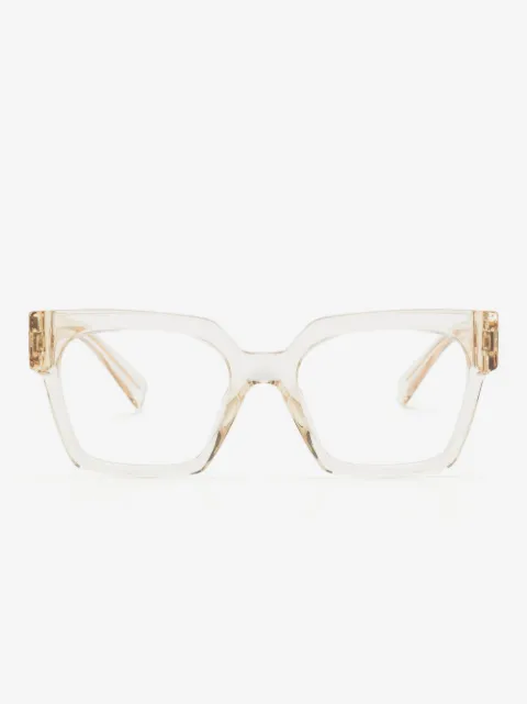 Miu Miu Eyewear lentes con armazón cuadrada transparente