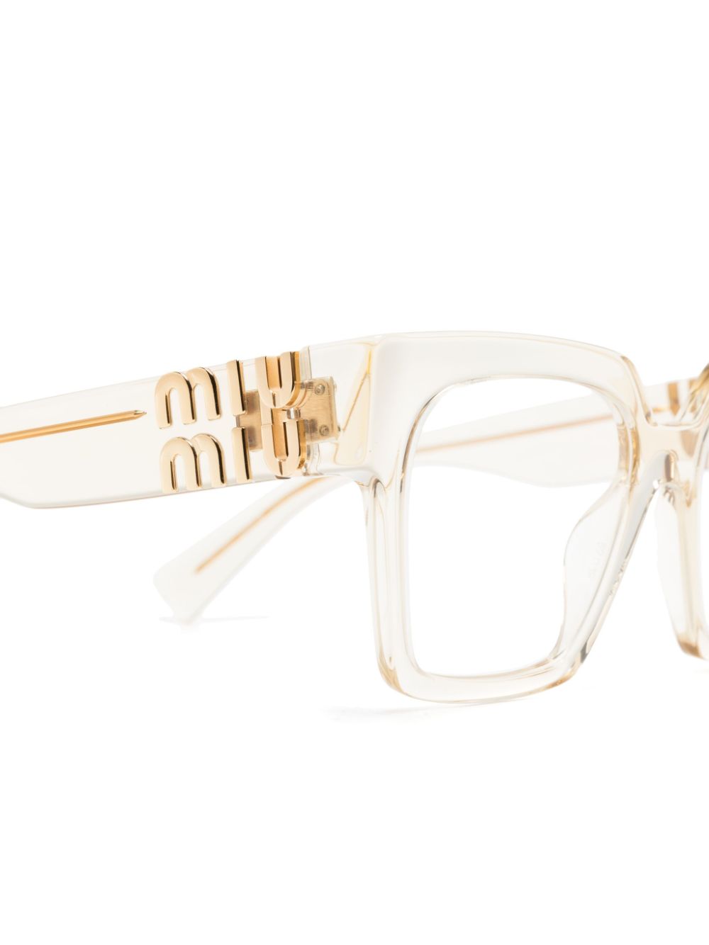 Miu Miu Eyewear transparent square-frame glasses Women