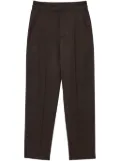 LEMAIRE soft tailored trousers - Brown