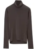 LEMAIRE high neck top - Brown