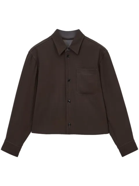 LEMAIRE camisa capitonada con botones