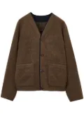 LEMAIRE raglan liner jacket - Brown