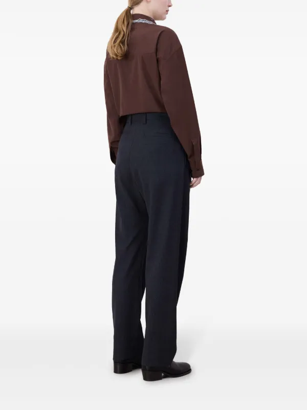 【送料&関税込】Lemaire Pleated Tailored Pants Trouser Smoky Green Tailored Pleated Pants | LEMAIRE