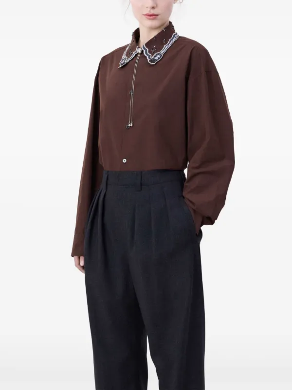 【関税込み】LEMAIRE ブルー ベルト テーラードパンツ LEMAIRE - 【残り一点】Twisted Belted Pants | ACRMTSM ONLINE